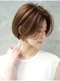 前髪長め大人ショートボブ20代30代40代【AIN.表参道】川原大地