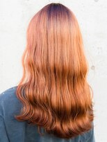 デビュー ヘアーメイク&nbsp;オレンジカラー