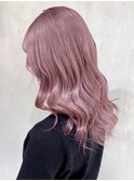 ベイビーピンク_アースカラーくびれヘアツートンカラー_ba323002