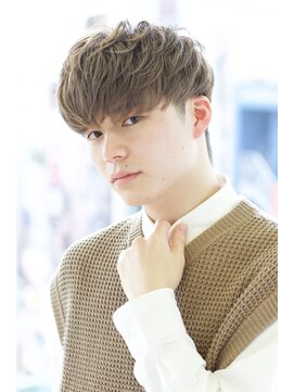 にもう 韓国マッシュニュアンスパーマツーブロックセンターパート1-3