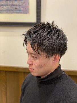 ヒロギンザバーバーショップ 神楽坂店(HIRO GINZA BARBER SHOP) ツーブロックスタイル