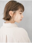 外ハネボブ　ベージュカラー
