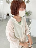 オー(OOO)&nbsp;ミニボブ×オレンジブラウン◯