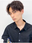 10代20代韓流☆ツイストパーマショートマッシュアッシュブラウン