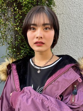 カゼ ダイカンヤマ Kaze DAIKANYAMA ナチュラルショートボブ/シースルーバング