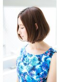 前下がりふわボブ