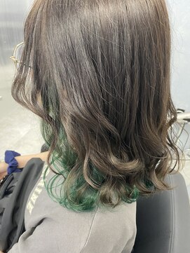 テーラヘアー 茂原店(TELA HAIR) グリーンインナー