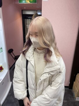 エススウィート(S SWEET) ミルクティーベージュ インナーカラー ラベンダーカラー