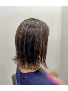 プレザントヘアラボ(PLEASANT hair labo) 低明度ハイライト×ツヤ髪