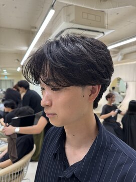 ニコ トウキョウ ヨコハマ(nico) メンズ/センターパート/ニュアンスパーマ