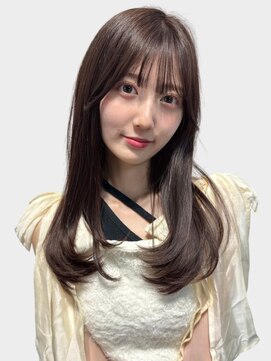 ユーフォリア 銀座本店(Euphoria) ストレート 艶カラー ブラウンカラー 髪質改善 20代30代