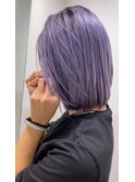 ペールラベンダーラベンダーアッシュパープルセクシーミディ
