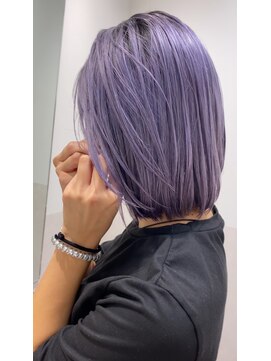 サロウィン 那覇店(SALOWIN) ペールラベンダーラベンダーアッシュパープルセクシーミディ