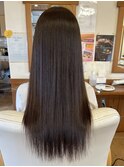 縮毛矯正でサラツヤストレート