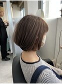 白髪ぼかしグレージュハイライト