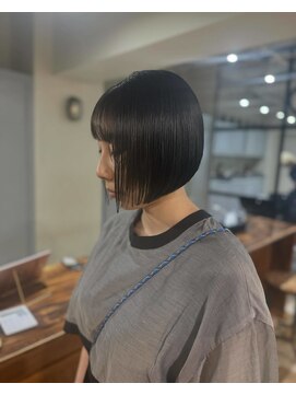 ラべリー 池袋(LOVELEY) ミニボブ　レディースカット【池袋】
