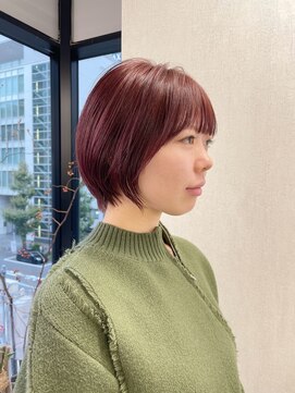 キジ(kiji) ショート / ショートボブ / ピンク 〔久屋大通/久屋/丸の内〕