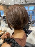 ショート/ボブ/髪質改善/ハイライト/白髪ぼかし