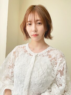 ハピネス 王寺店(Happiness) 大人可愛い外ハネボブ　20代30代40代　奈良ボブ