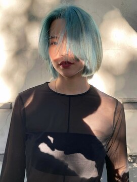 ハクボ(hakubo) 水色/bob