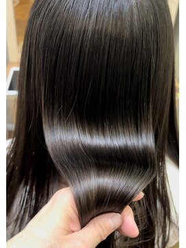 ヘアカフェ コトノハ(hair cafe Kotonoha) 【コトノハ】長崎髪質改善うるツヤ艶感ストレート　酸性縮毛矯正