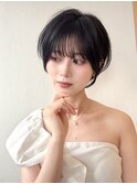 横顔美人ショート/髪質改善/ハイライト