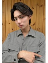 ブゾン(buZon)&nbsp;【buZonブゾン】センターパート×フェザーパーマ