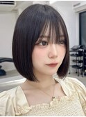【ミニボブ】ナチュラルボブ/ストレートボブ/ショートボブ