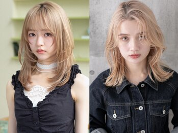 ポケット 渋谷(POCKET)の写真/実力派スタイリストによる繊細な感性。透明感のあるカラーでワンランク上の自分に。[渋谷]