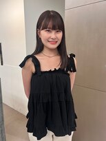 ローレンアオ(LOREN AO)&nbsp;くびれヘア/アプリコットオレンジ/夏のヘアアレンジ/矢場町