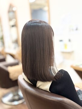 ヘアー グリーン(hair green) 髪質改善トリートメント/艶髪ロングヘア/ベージュブラウン