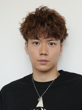 ログ(LOG) メンズショート シャドウパーマ 無造作 メンズカット