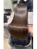 自然な丸みのあるロング美髪矯正