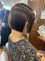 サンドレオ 新宿店(sand Leo)&nbsp;黒髪ストンボブ縮毛矯正