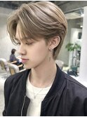 韓国風ハイトーンセンターパート