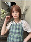ショートボブ/外ハネ/軽さ/束感/コンパクト