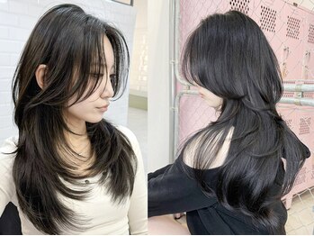 キャプチャー 海老名(capture)の写真/大人っぽいくびれ韓国ヘアや滑らかな美ライン♪高い技術で韓国アイドル/女優のような可愛いくびれヘアに★