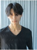 ナチュラルセンターパートスタイル/爽やかショート/くせ毛風
