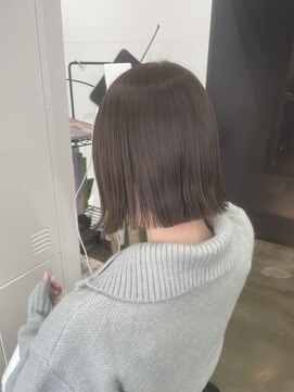 ジュノ イオン鹿児島店(Juno) 切りっぱなしプツッとボブ