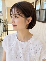 マテリア ヘアー デザイン(materia hair design) 【52.結べる長さをキープ◎ボブ・くびれショート】
