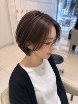 アッシュ 武蔵小金井店(Ash)&nbsp;＼武蔵小金井/丸みショート/白髪ぼかし/大人ショート/40代／