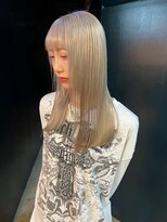 レオクマ 長野(REOKUMA)&nbsp;342. ミルクティーベージュ/姫カット/前髪/韓国/ツヤ感