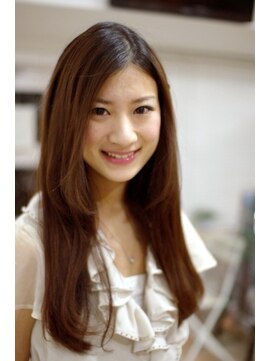 ヘアリゾート ラグーン(hair+resort lagoon) やわらかストレートスタイル