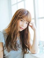 クオーレ ヘア アンジュ 水戸店(CUORE HAIR ange)&nbsp;とれかけロングウェーブ【ange水戸】