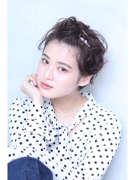 ダブル(W) 【hair salon W】ショートピンアレンジ