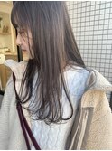 【GIFT】サラサラナチュラルロング グレイアッシュ