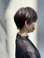 レンジシ オモテサンドウ(RENJISHI omotesando) 透明感グレージュカラーのショート　シースルーバング