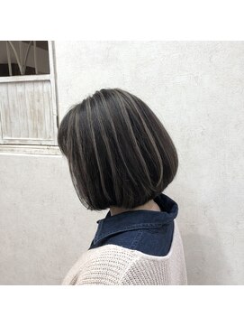 クレア 下北沢(CREA) ボブ×コントラストハイライト