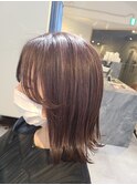 「透明感」「ツヤ」「手触り」の髪色へ。
