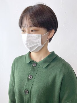 アイティー バイ アルバム 浦和店(IT by ALBUM) マッシュショートベージュ_外ハネボブセクションカラー_ba381531